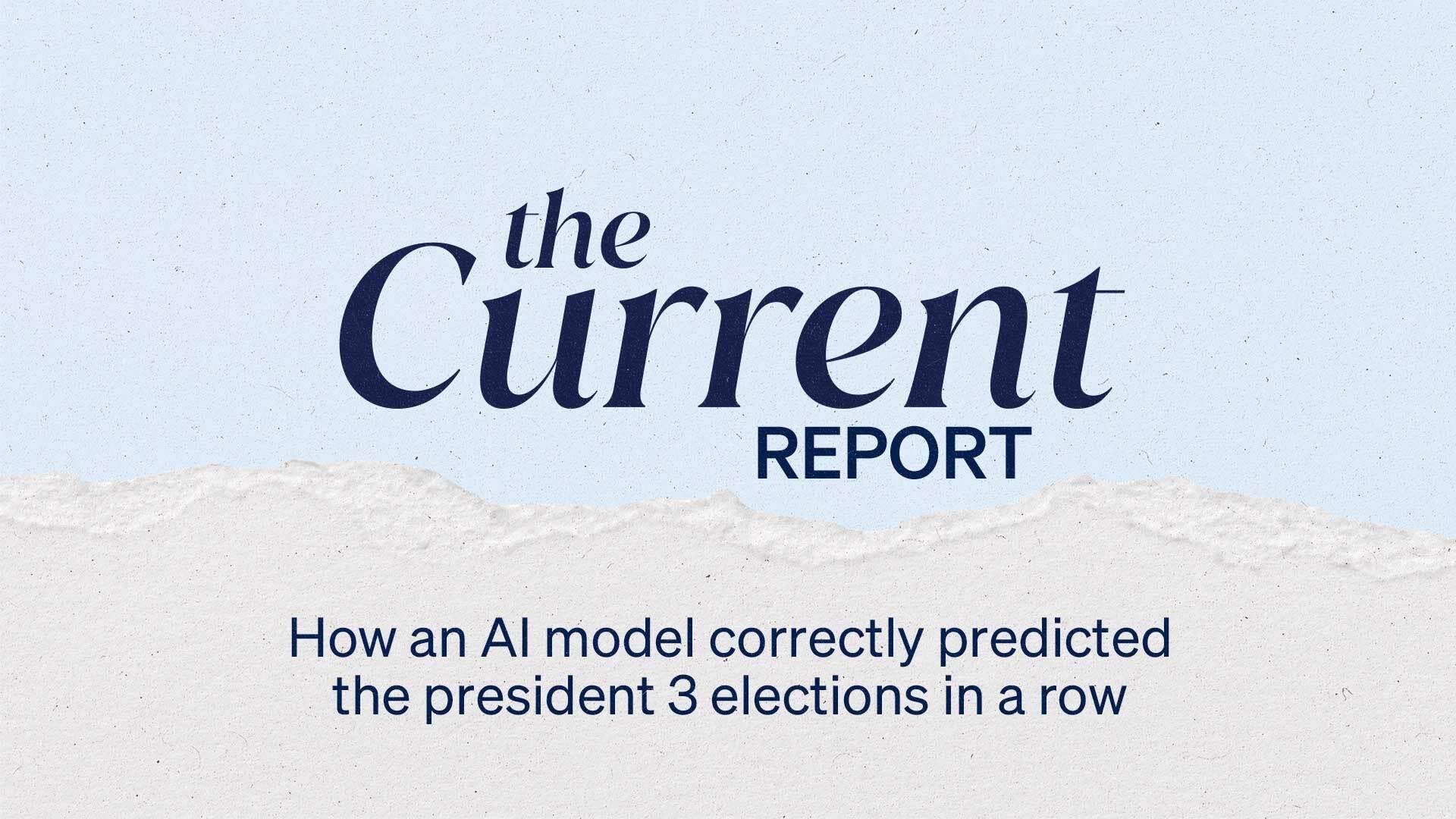 How an AI model correctly predicted the president 3 elections in a row