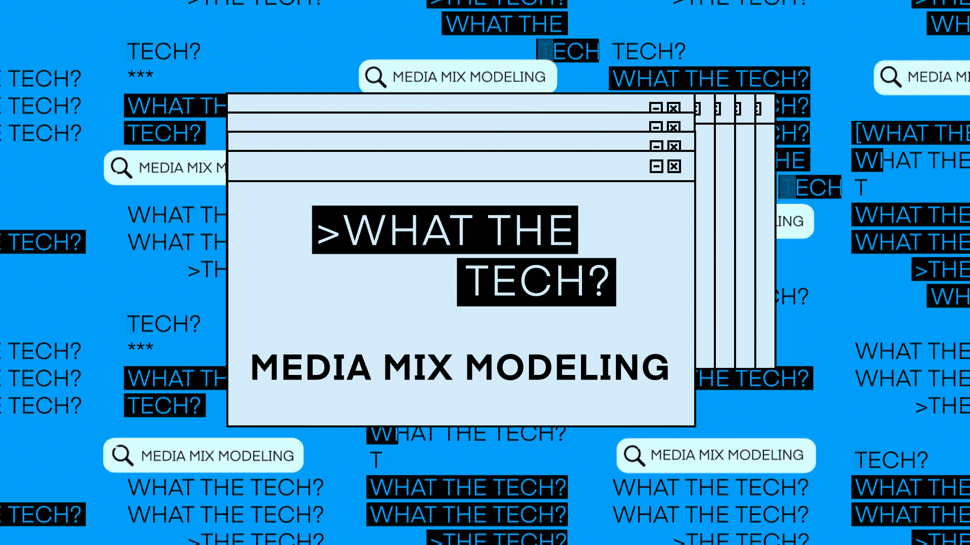 What the Tech is media mix modeling?