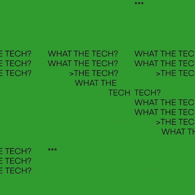 What the Tech is green media?